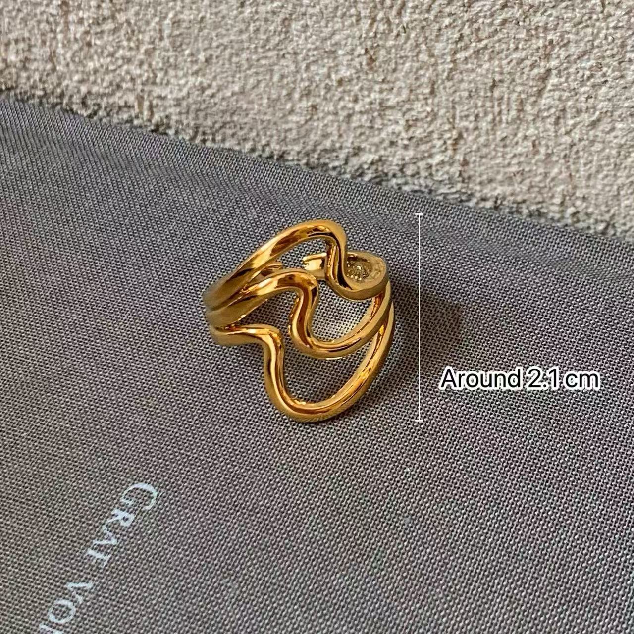 Aura | Sculptural Statement Ring Collection (Adjustable)