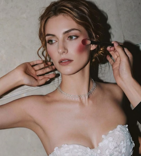 Lumina | Hand-Woven White Gold Plated Mesh Choker