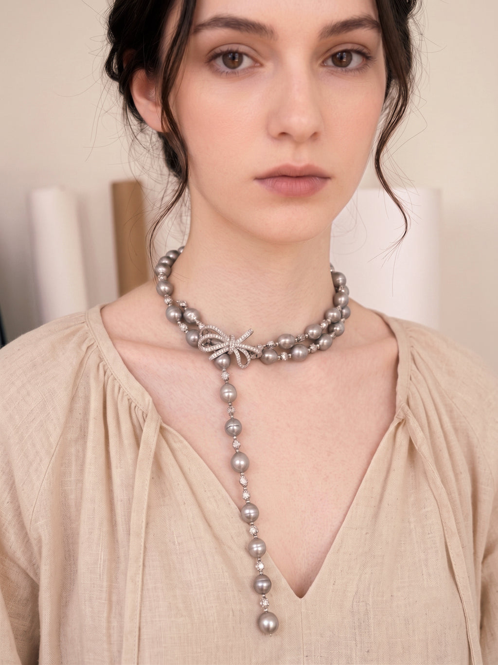 Celeste | Genuine Baroque Pearl Versatile Lariat Necklace