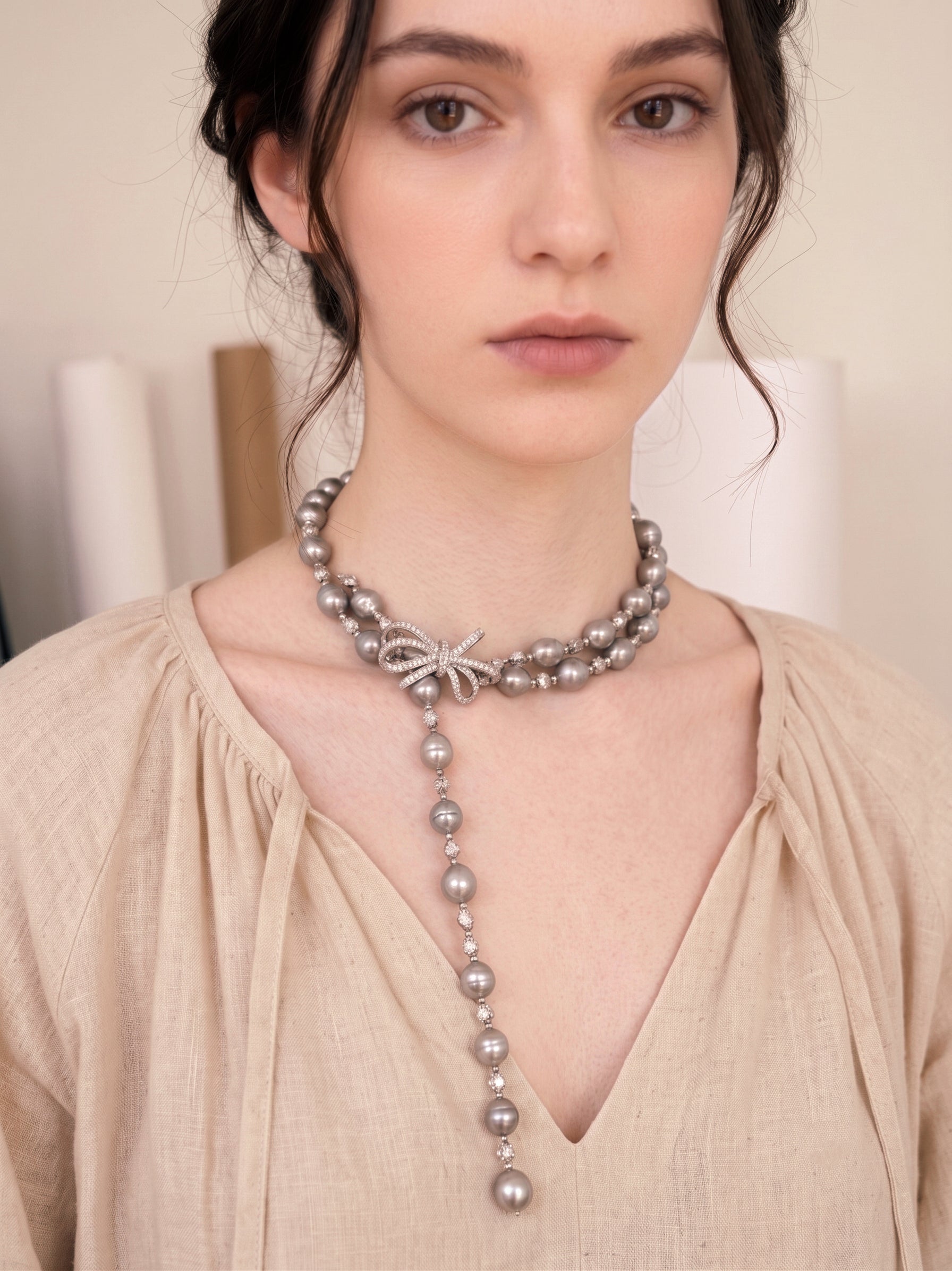 Celeste | Genuine Baroque Pearl Versatile Lariat Necklace