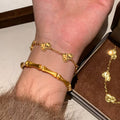 Aria | CNC Diamond-Cut Prosperity Charm Bracelet