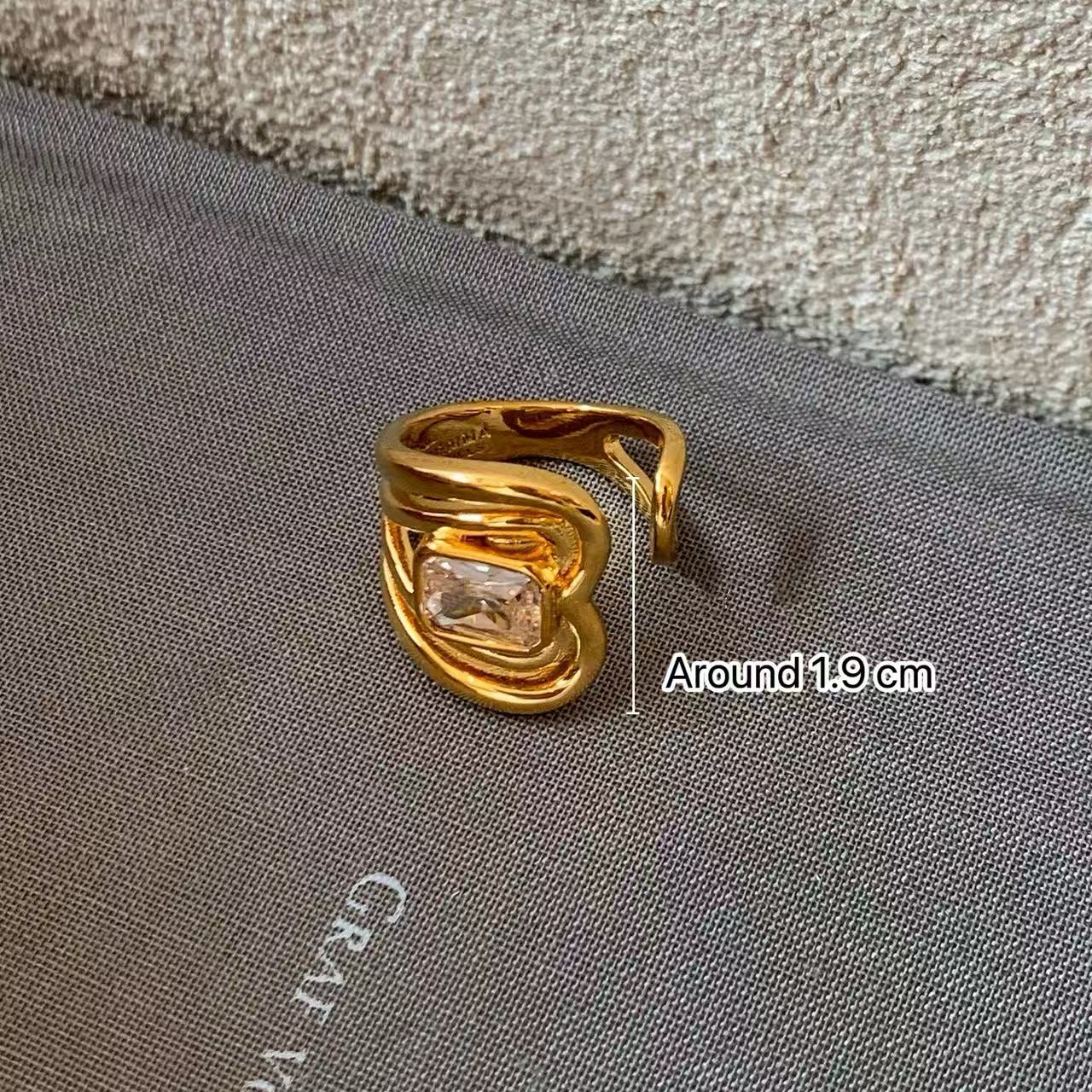 Aura | Sculptural Statement Ring Collection (Adjustable)