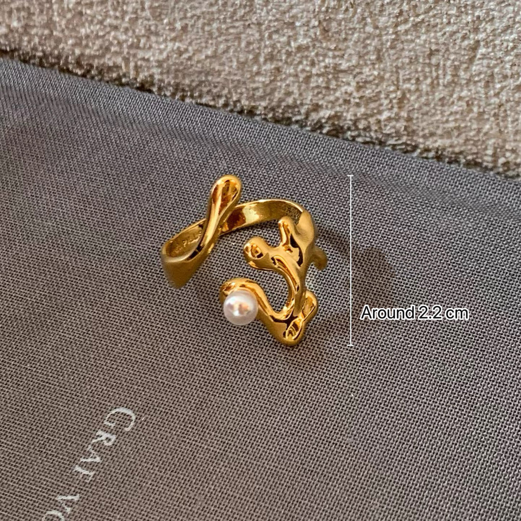 Aura | Sculptural Statement Ring Collection (Adjustable)