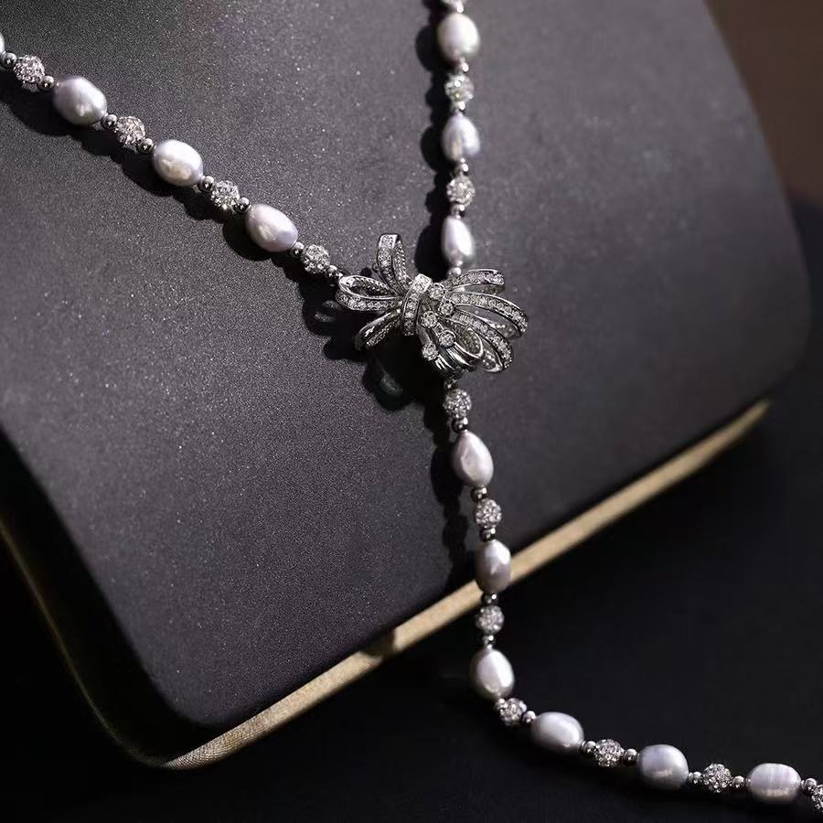 Celeste | Genuine Baroque Pearl Versatile Lariat Necklace