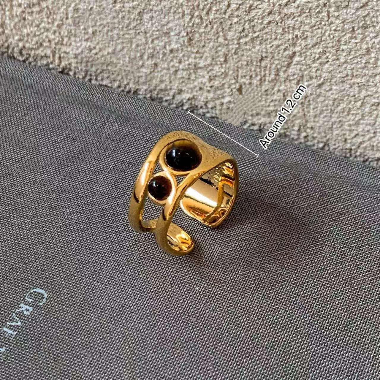 Aura | Sculptural Statement Ring Collection (Adjustable)